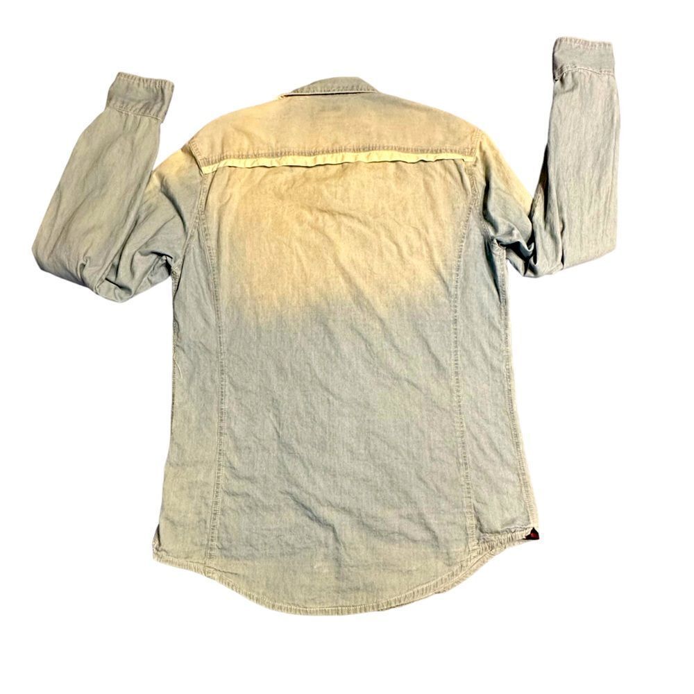 Sixth June bleached out denim chambray shirt - Picture 12 of 12